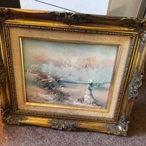 Oil Painting in Ornate Frame