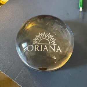 Oriana Glass Paperweight