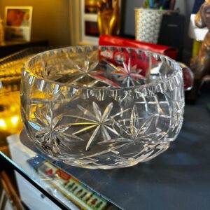 Leaded Crystal Fruit Bowl
