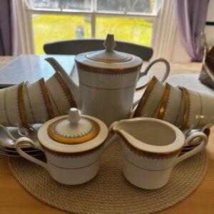 Vintage 1972 Noritake Coffee Set Edinburgh Pattern