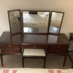 Stag Minstrel Dressing Table, Mirror& Stool