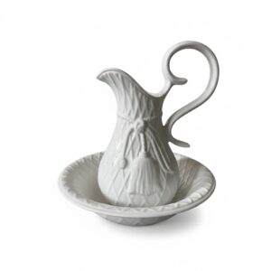 White Wash Jug & Bowl Set