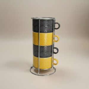 4 Cups in Stand