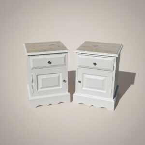 Pair of Jack n Jill Solid Country Pine Bedside