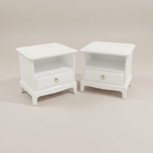 Pair of Stag Minstrel Bedsides