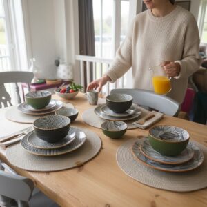 Retro Style Dinner Set