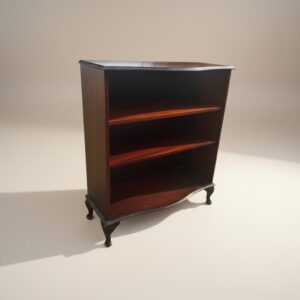 Small Bow Fronted Bookcase