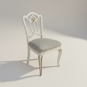 Vintage Over Filled Bedroom Chair